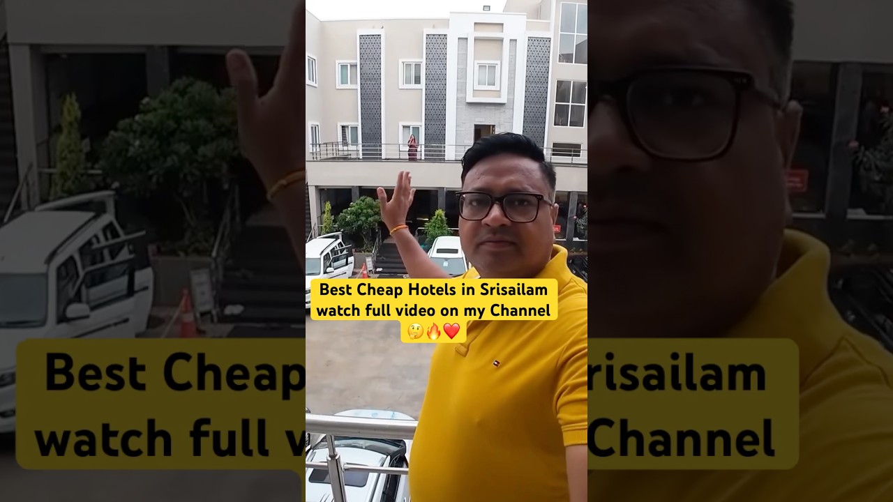 Best cheap Hotel Accommodation in Srisailam near temple 🔥🥰😱 #hotelinsrisailam #srisailamonline