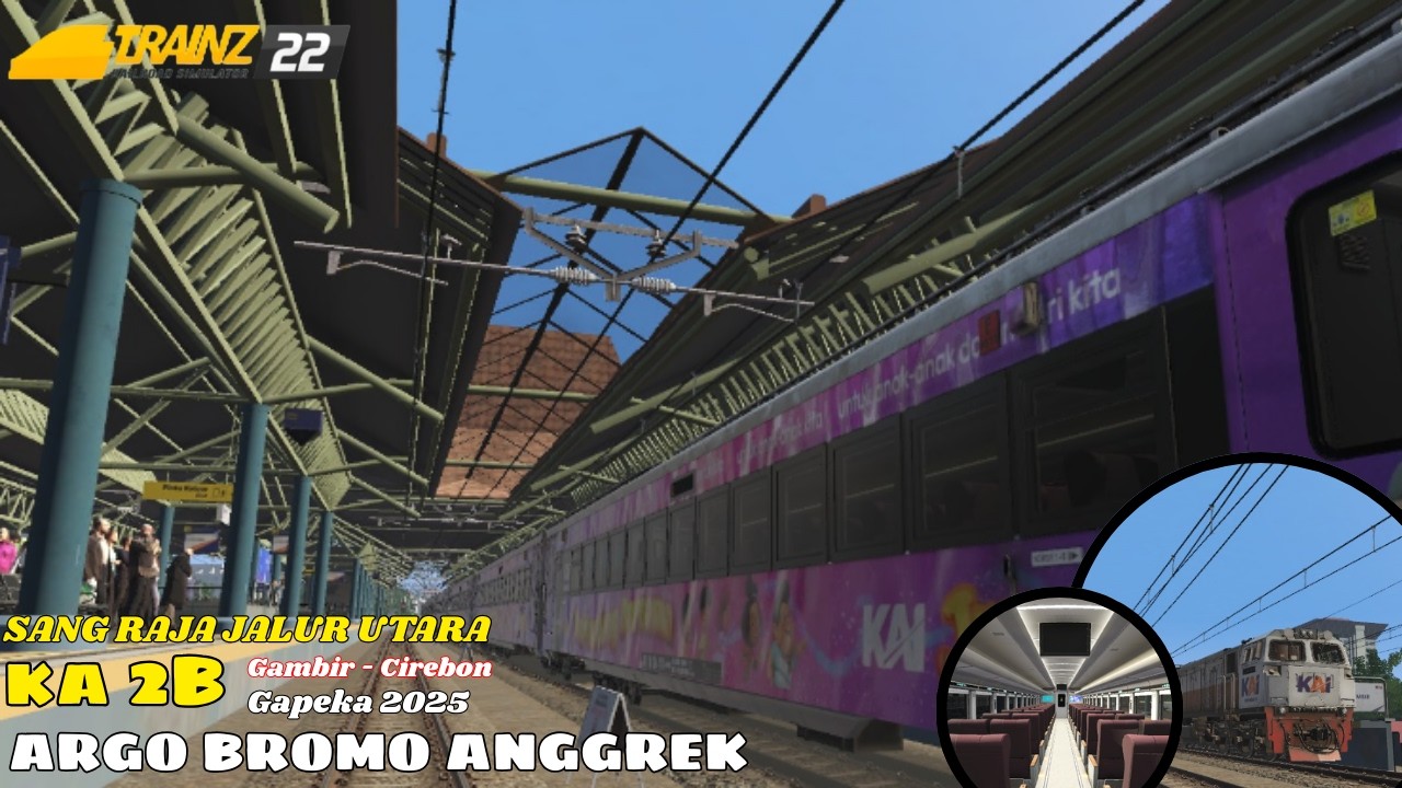 SANG RAJA JALUR UTARA | Dinas KA 2 Argo Bromo Anggrek | TRAINZ SIMULATOR RAILROAD 2022 INDONESIA