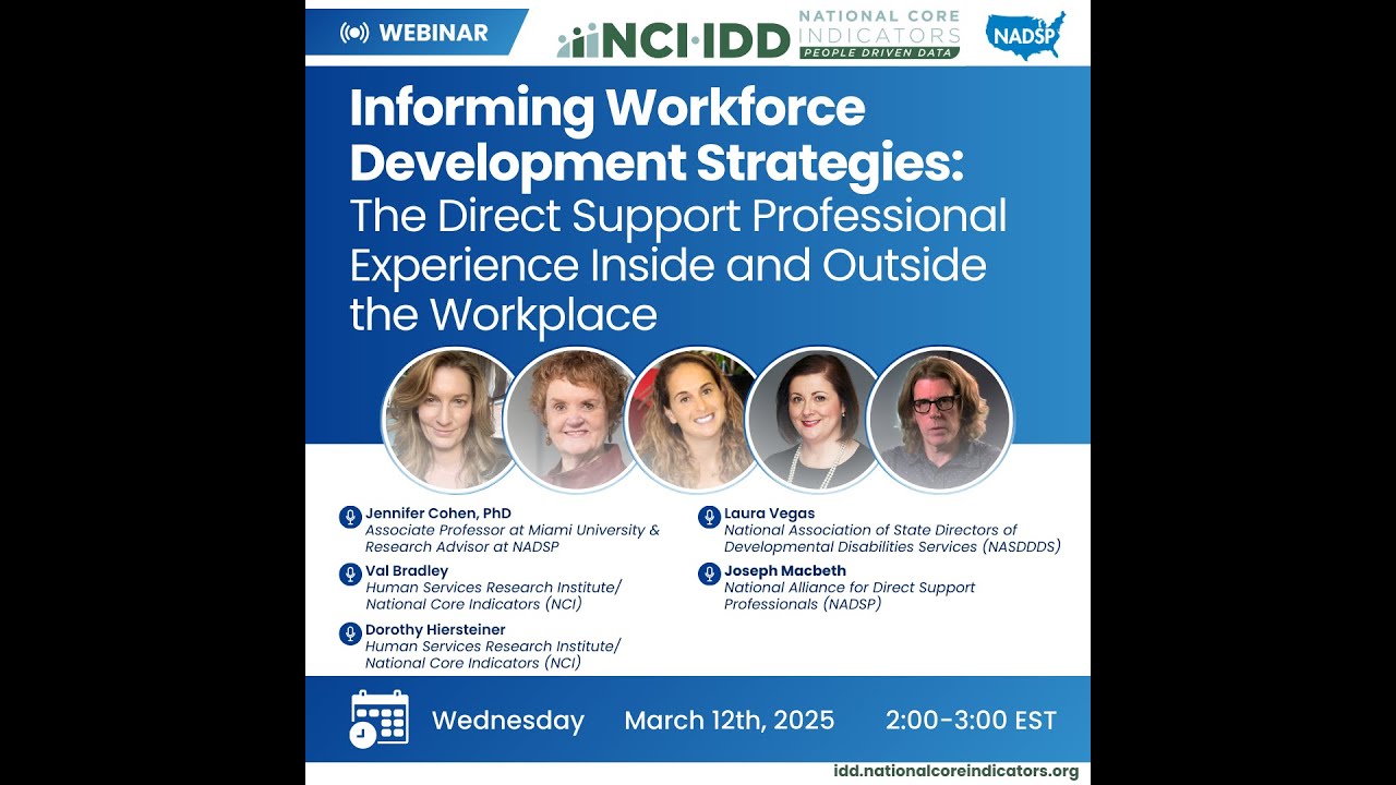 Informing Workforce Development Strategies: The DSP Experience Inside and Outside the Workplace