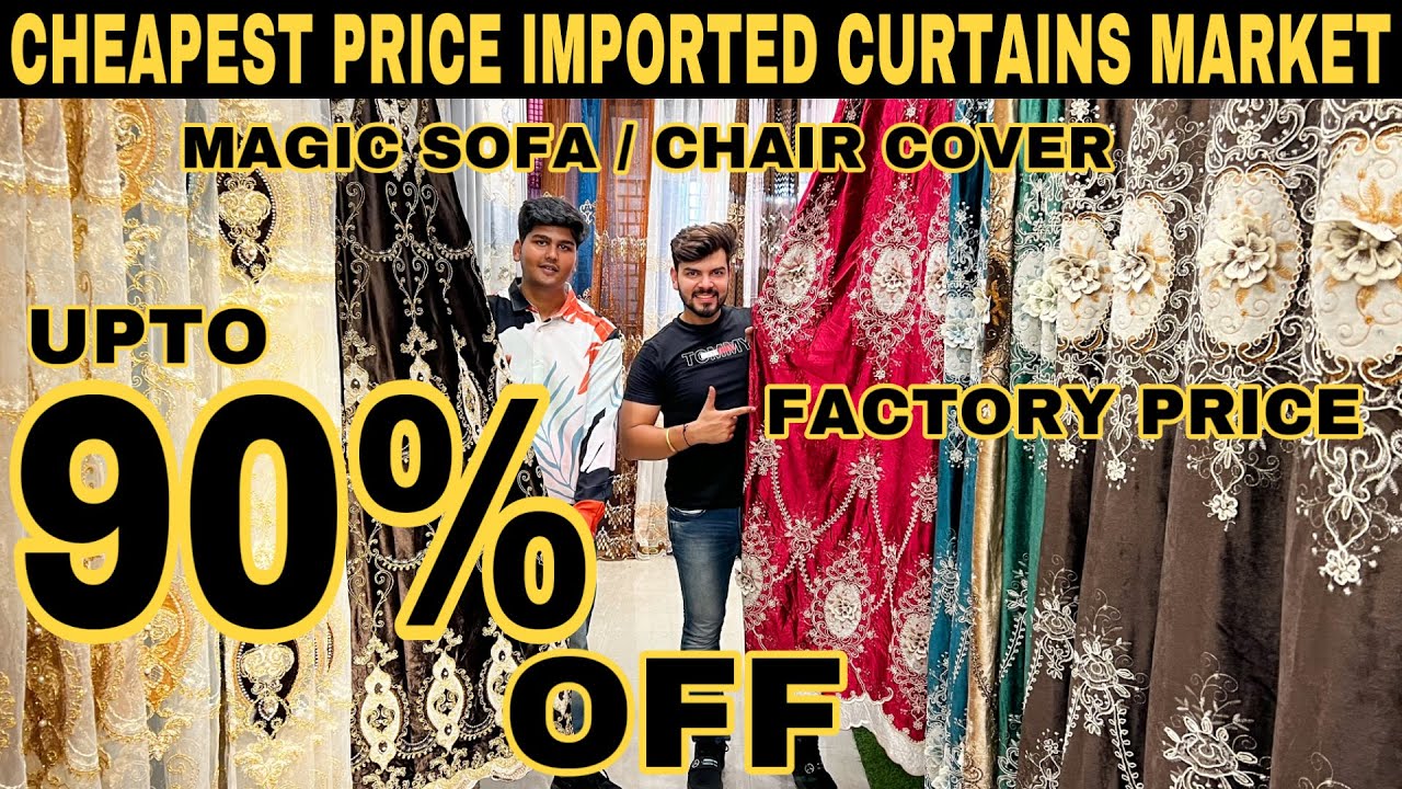 Factory Price Imported Curtains | Fancy Curtains At Wholesale Price | Upto 90% Off | Prateek Kumar