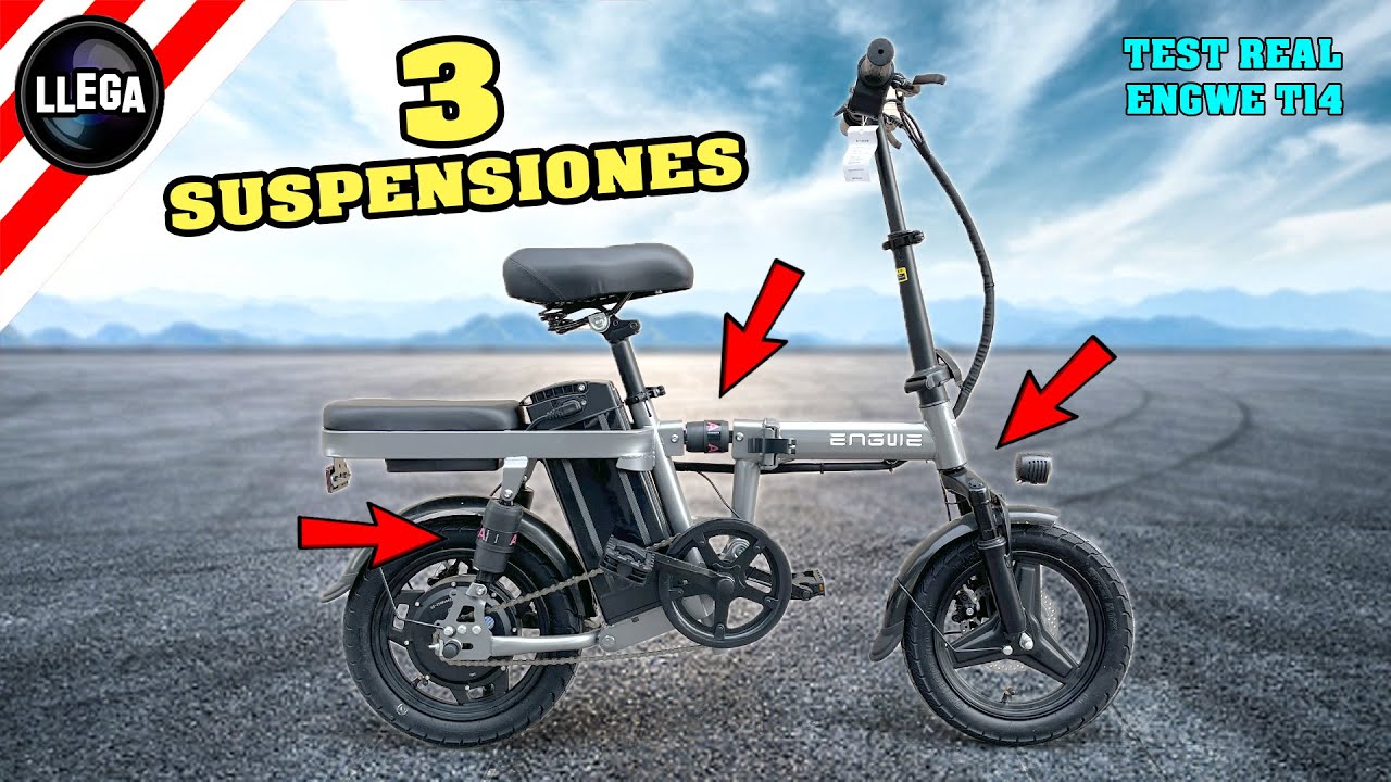 ENGWE T14: La MEJOR BICICLETA ELÉCTRICA PLEGABLE y URBANA de 14 PULGADAS