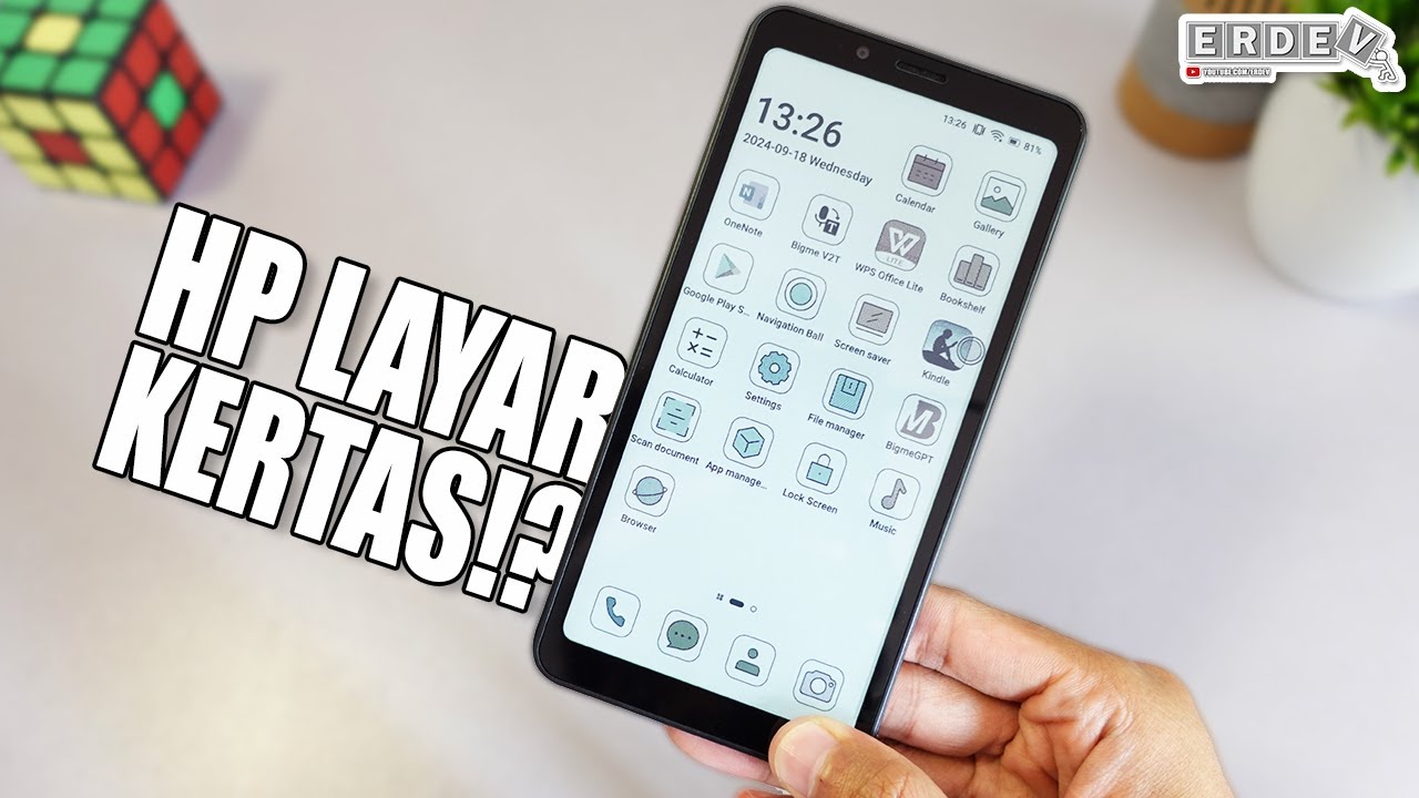 COBAIN HP UNIK YANG LAYARNYA MIRIP TINTA DI ATAS KERTAS! - Bigme HiBreak Smartphone Color E-ink