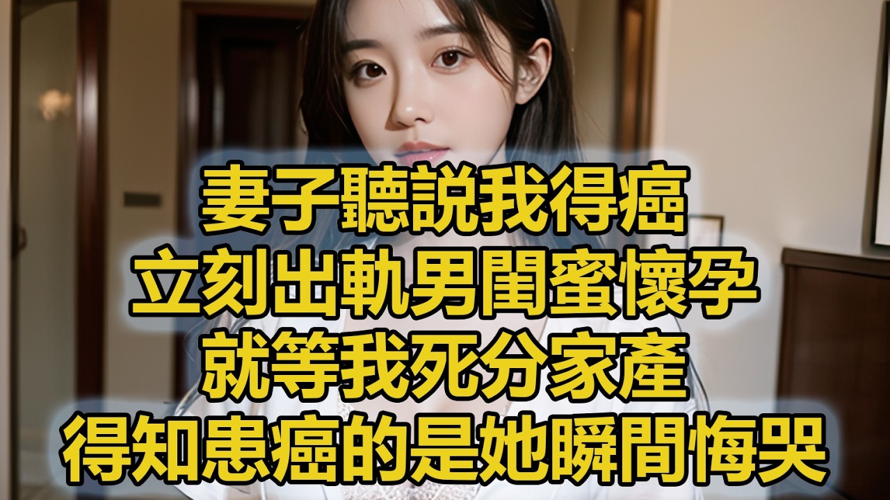 妻子聽説我得癌，立刻出軌男閨蜜懷孕，就等我死分家產？得知患癌的是她瞬間悔哭！# 爽文 #一口氣看完 #虐渣
