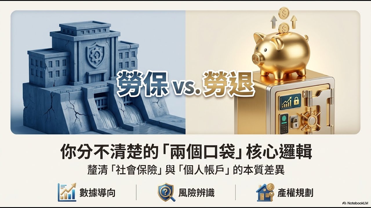 勞保、勞退傻傻分不清楚？換工作年資會消失嗎？教你辨識「兩個口袋」，別讓退休金被高薪低報！
