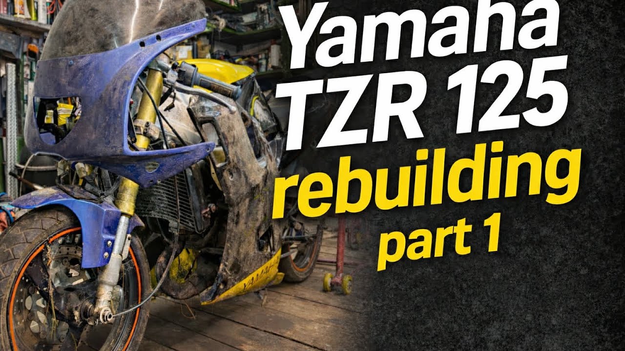 YAMAHA TZR 125 BELGARDA 4DL REBUILDING PART1 🔥🔥🔥