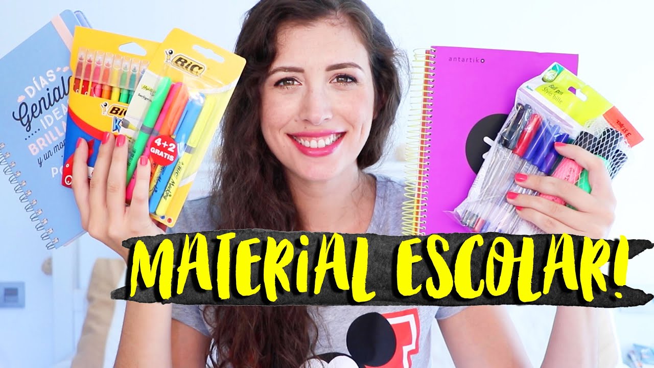 HAUL DE MATERIAL ESCOLAR 2016-2017! (cosas guays de papelería)📕📚💛
