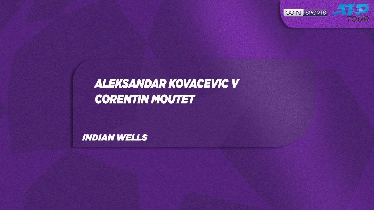 Aleksandar Kovacevic v Corentin Moutet | Indian Wells Open | Match Highlights