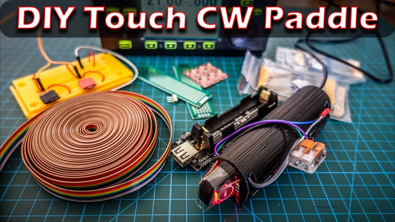 Eigenbau: Touch CW Paddle mit Powerbank-Funktion