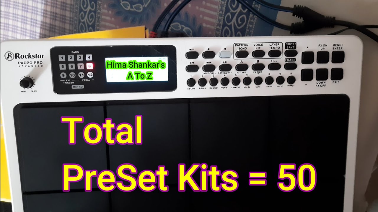 Rockstar Pad 20 Pro Advanced ! Total Preset Kits 50
