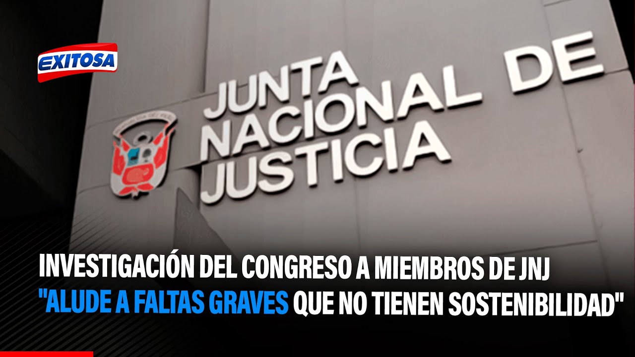 🔴🔵Investigaci&oacute;n del Congreso a miembros de JNJ 