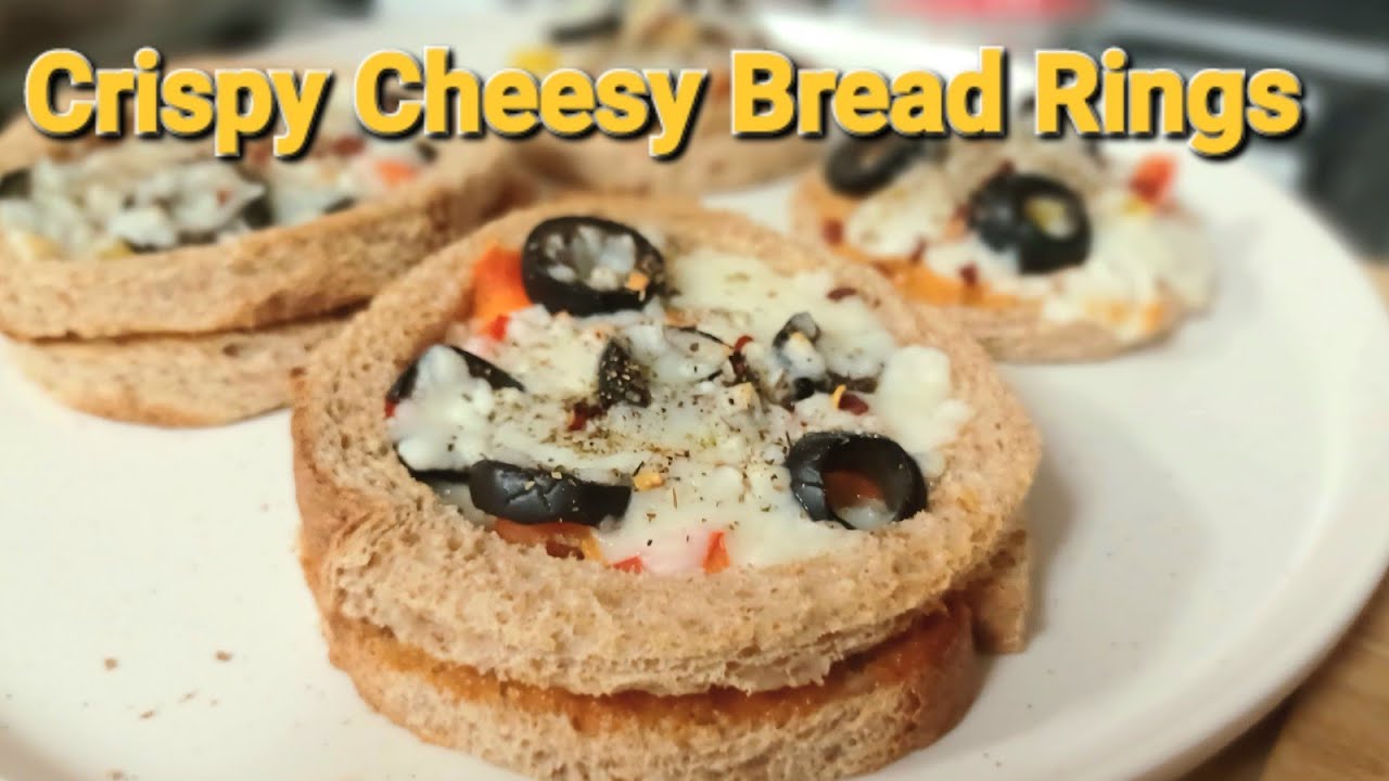 Crispy Cheesy Bread Rings #divinevegandvegan