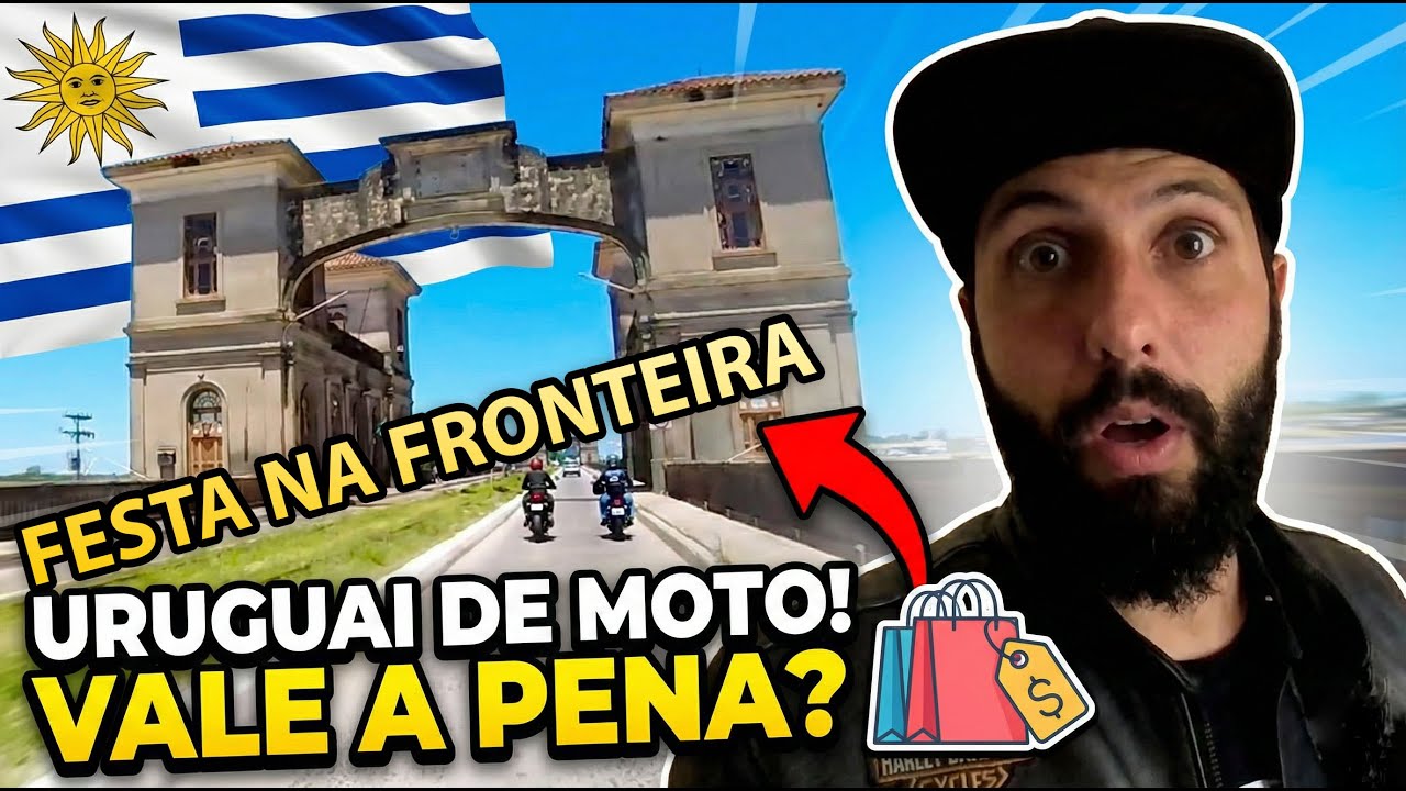 VIAGEM DE MOTO URUGUAI: Onde ficar O que comprar e Moto Fest Jaguarão
