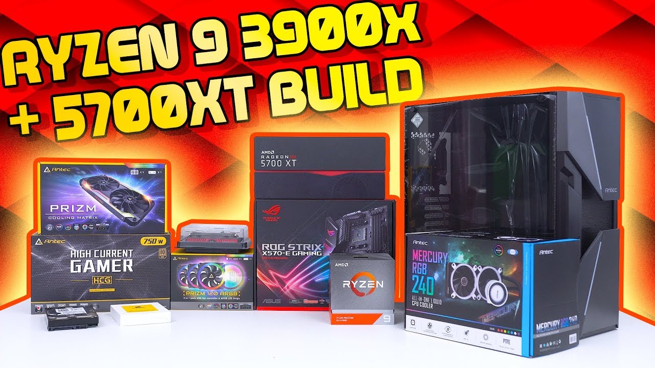 $2500 Gaming PC Timelapse Build [Antec Dark Avenger DA601]