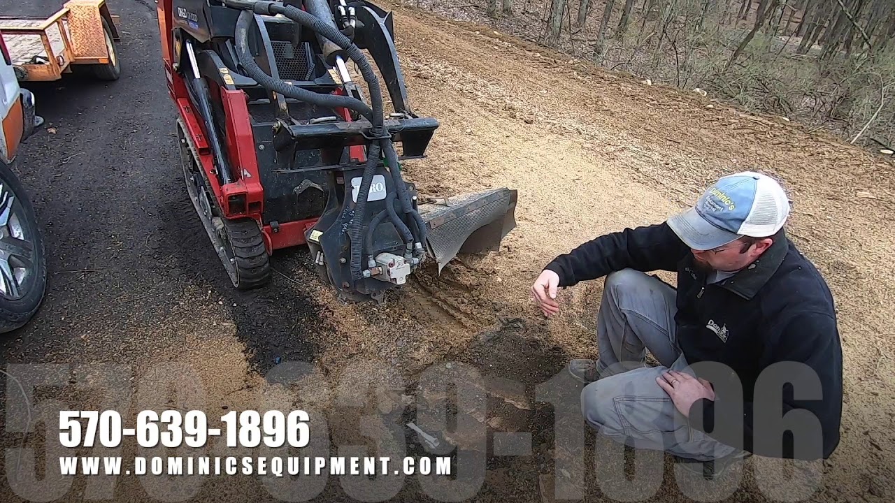 Toro Dingo TX-1000 with Stump Grinder