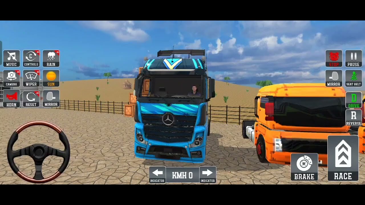 EURO TRUCK FIRST DRIVE 😎 ULTRA GRAPHICS REALISTIC 3D Map || Simulator Indian Game 