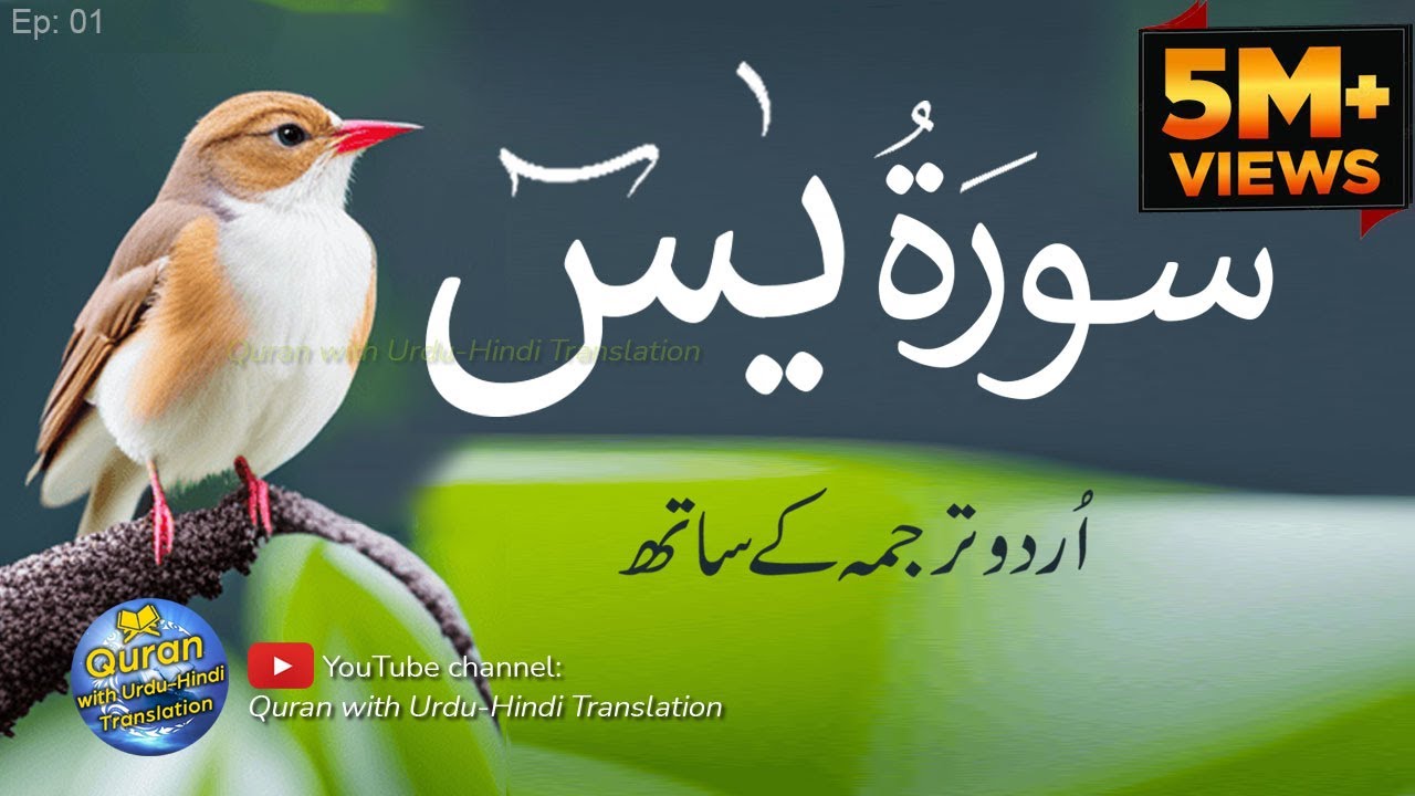 Surah Yaseen / Yasin with Urdu Tarjuma | Quran tilawat | Episode 01 | Quran with Urdu Translation