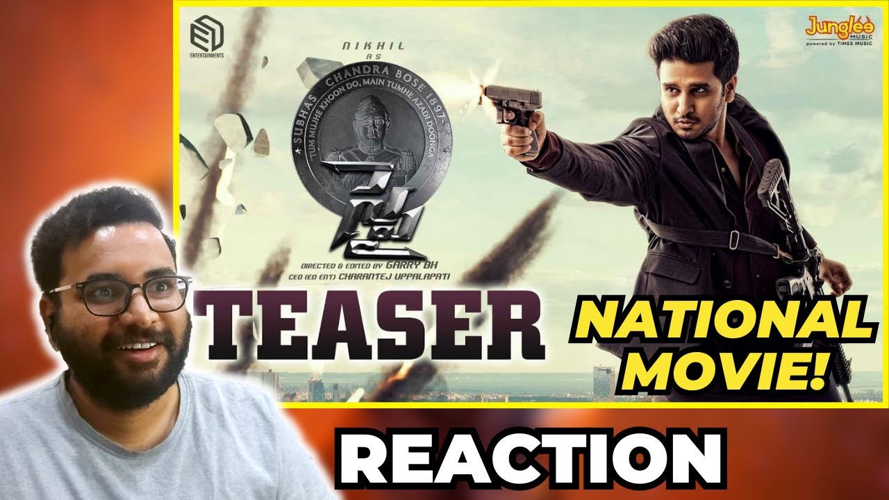 SPY Teaser (Telugu) REACTION | Nikhil Siddharth | Garry BH| Charantej Uppalapati | ED Entertainments