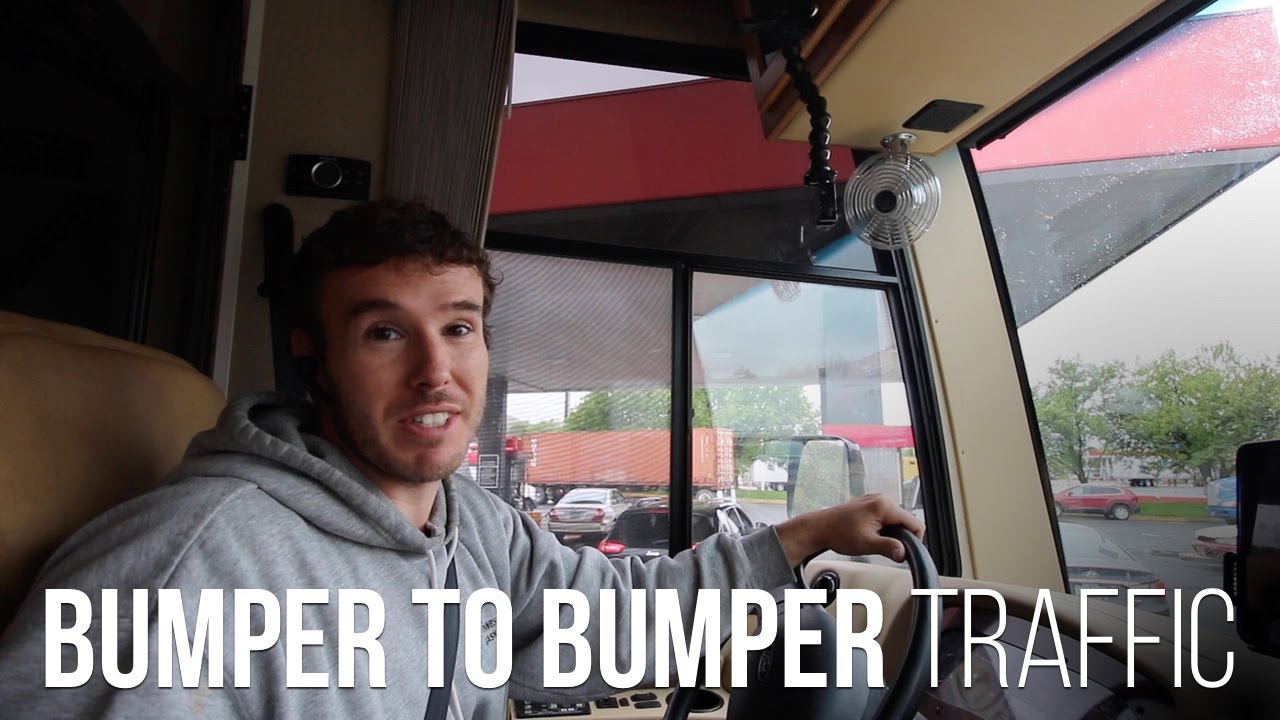 Driving Our RV in Jersey Traffic - RV Living Can Be Stressful