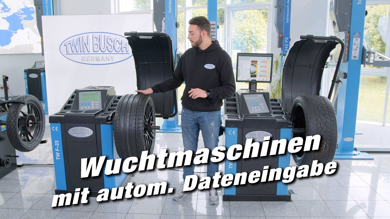 Wuchtmaschinen mit automatischer Dateneingabe - Produktberatung von TWIN BUSCH&reg;