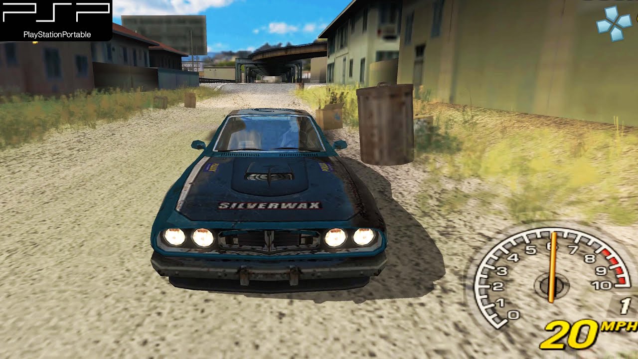 FlatOut: Head On - PSP Gameplay 4k 2160p (PPSSPP)