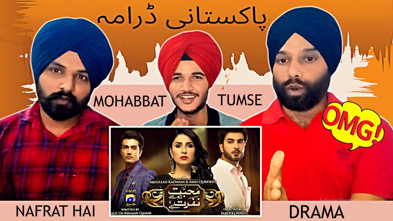 Mohabbat Tumse Nafrat Hai OST Video Song Rahat Fateh Ali Khan | CR Films Reaction Video |