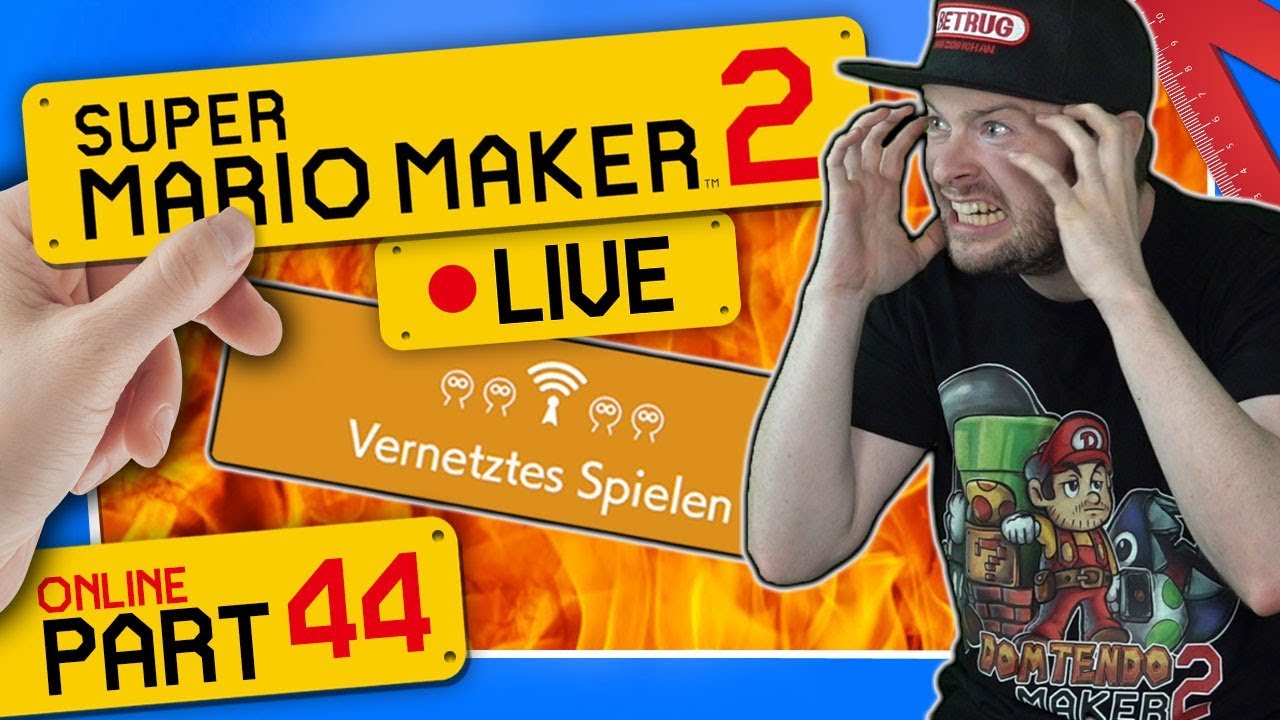 🔴 SUPER MARIO MAKER 2 ONLINE 👷 #44: Stimme nach Ausraster weg! Neuer Müll-Level-Rekord!