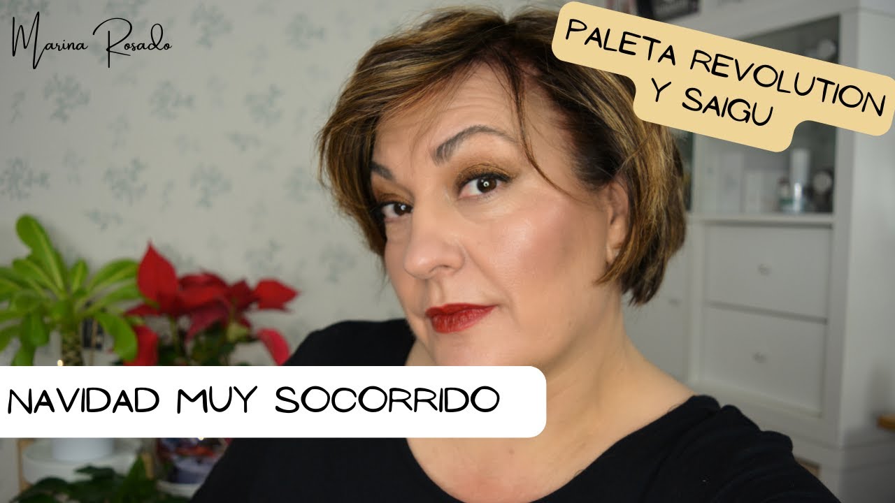 LOOK NAVIDAD con la paleta de Revolution y Saigu