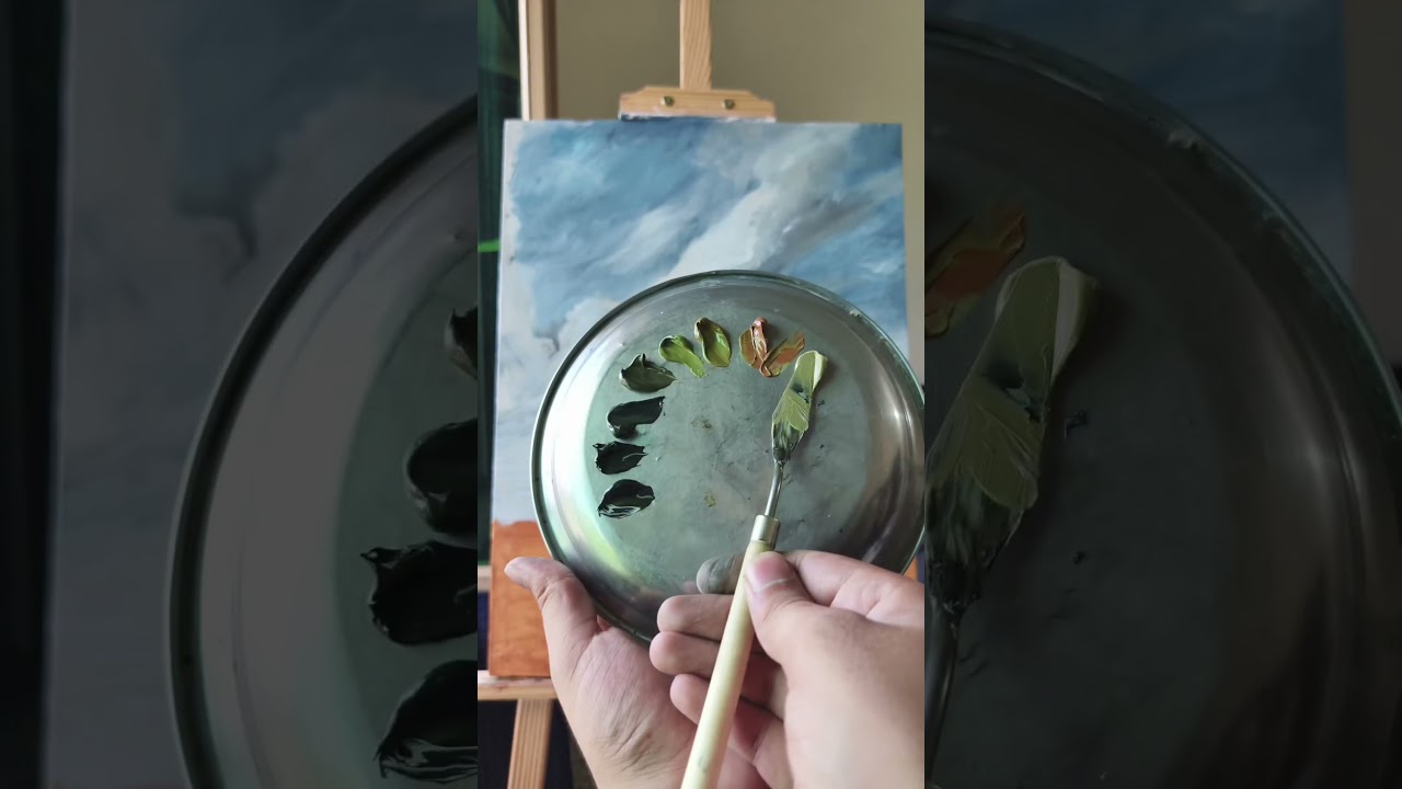 Take a breath slow down and enjoy watching this painting unfold 