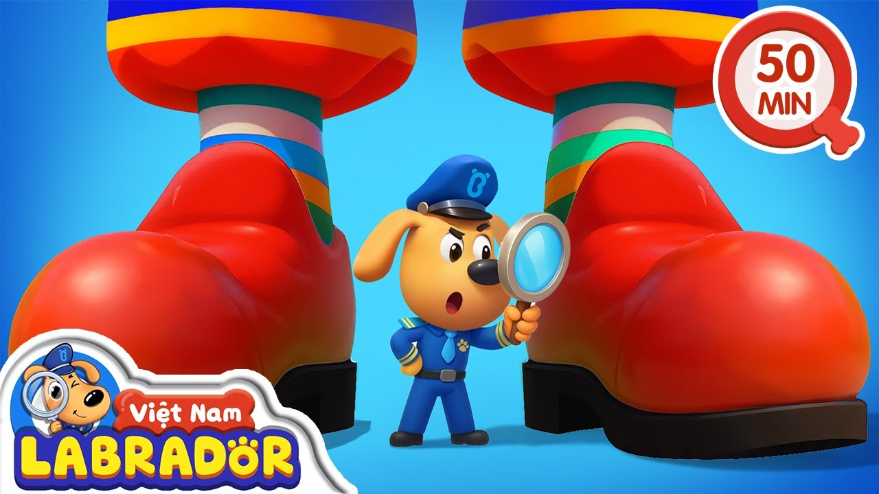 🔍 Cảnh sát theo dấu chân bí ẩn |  Hoạt hình thiếu nhi 👮 Cảnh sát trưởng Labrador Vietnam 🚔