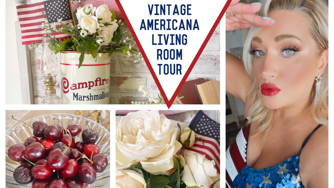 Vintage Americana Living Room Tour