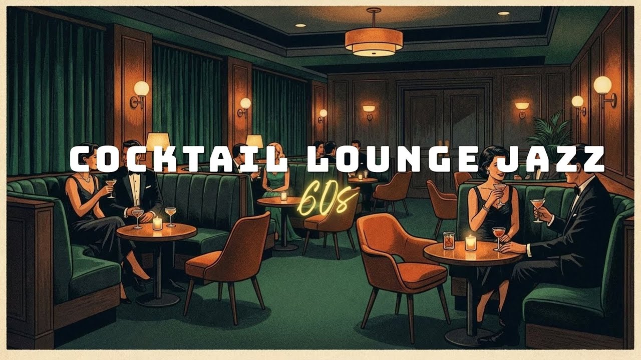 Dark Luxury Jazz Lounge 🍸Late Night Cocktail Bar • Smooth 60s Jazz
