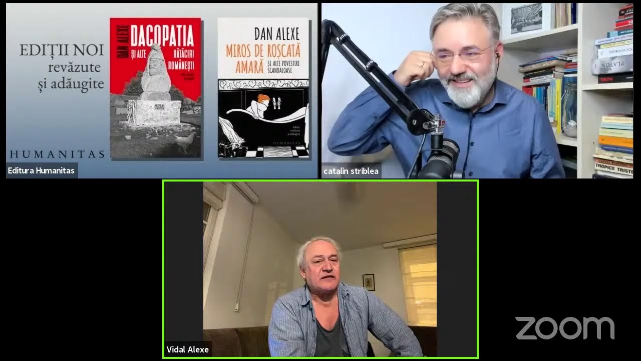 Dan Alexe în dialog cu Cătălin Striblea despre volumul „Dacopatia și alte rătăciri românești”
