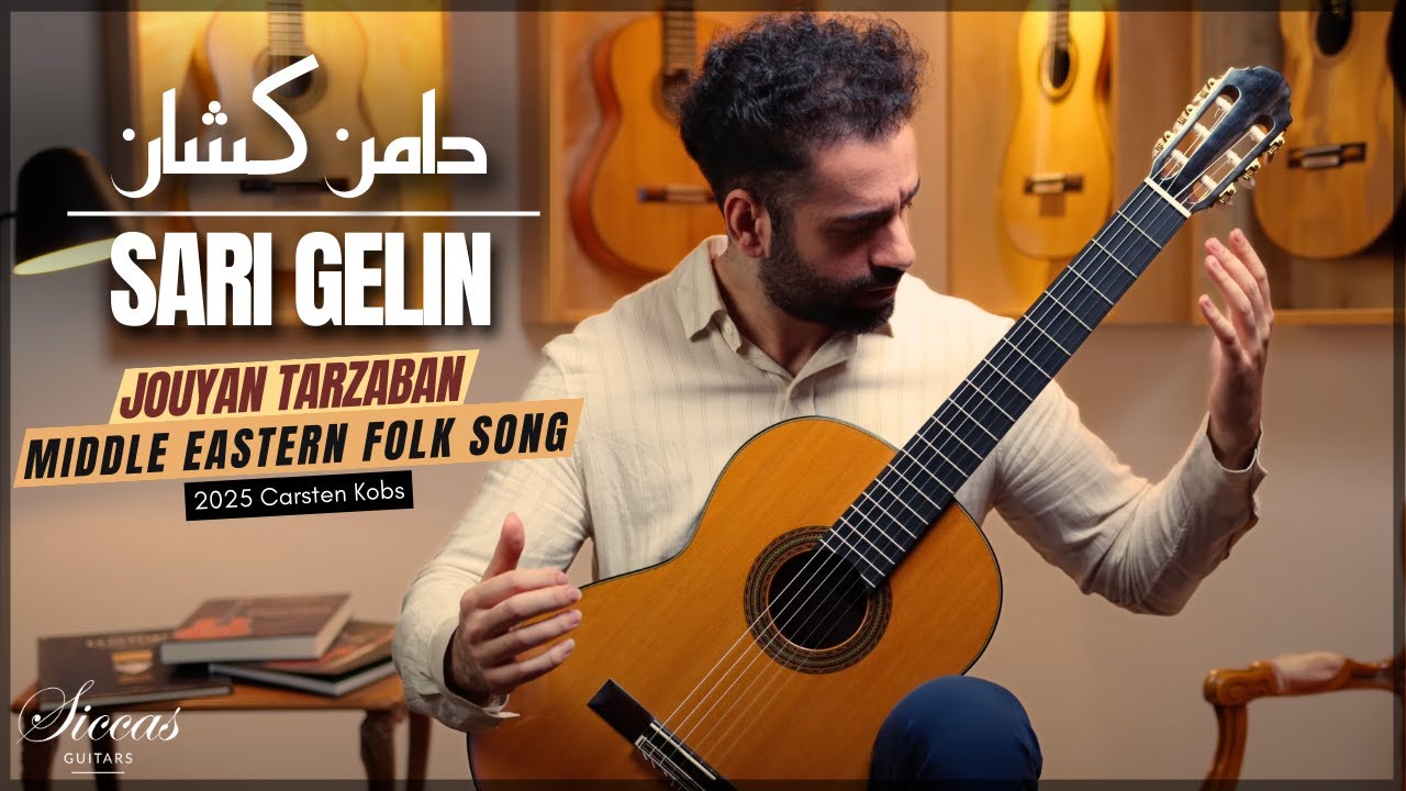 Jouyan Tarzaban plays „Daman Keshan“ (Sarı Gelin) on a Carsten Kobs Guitar