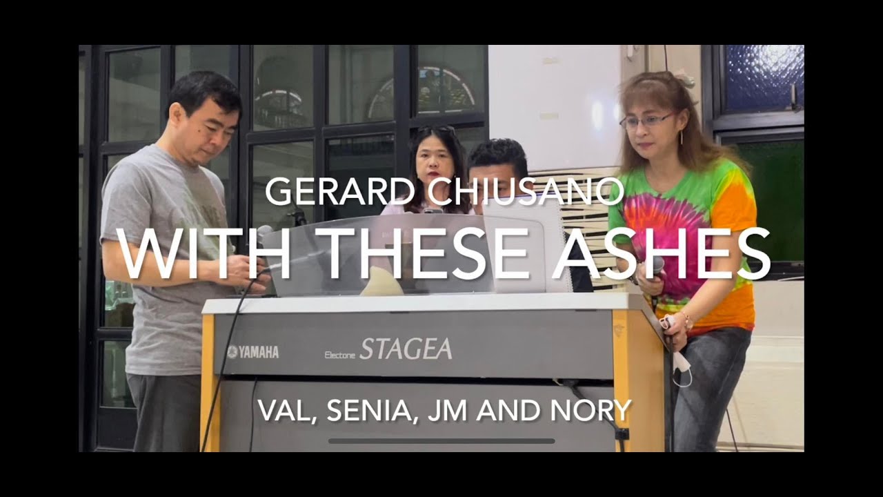 WITH THESE ASHES  by Gerard Chiusano ( w/ lyrics )