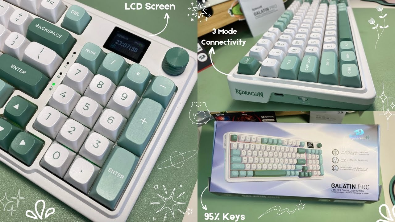 Budget 95% Redragon GALATIN PRO K719 Keyboard Review
