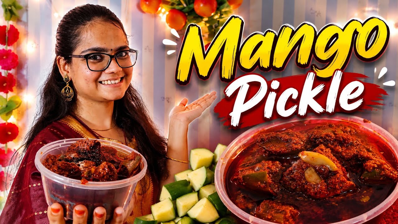 Mango Pickle Recipe | Loki's Journey 200 Special Video🥳 | మామిడికాయ పచ్చడి | ఆవకాయ పచ్చడి |Food Vlog