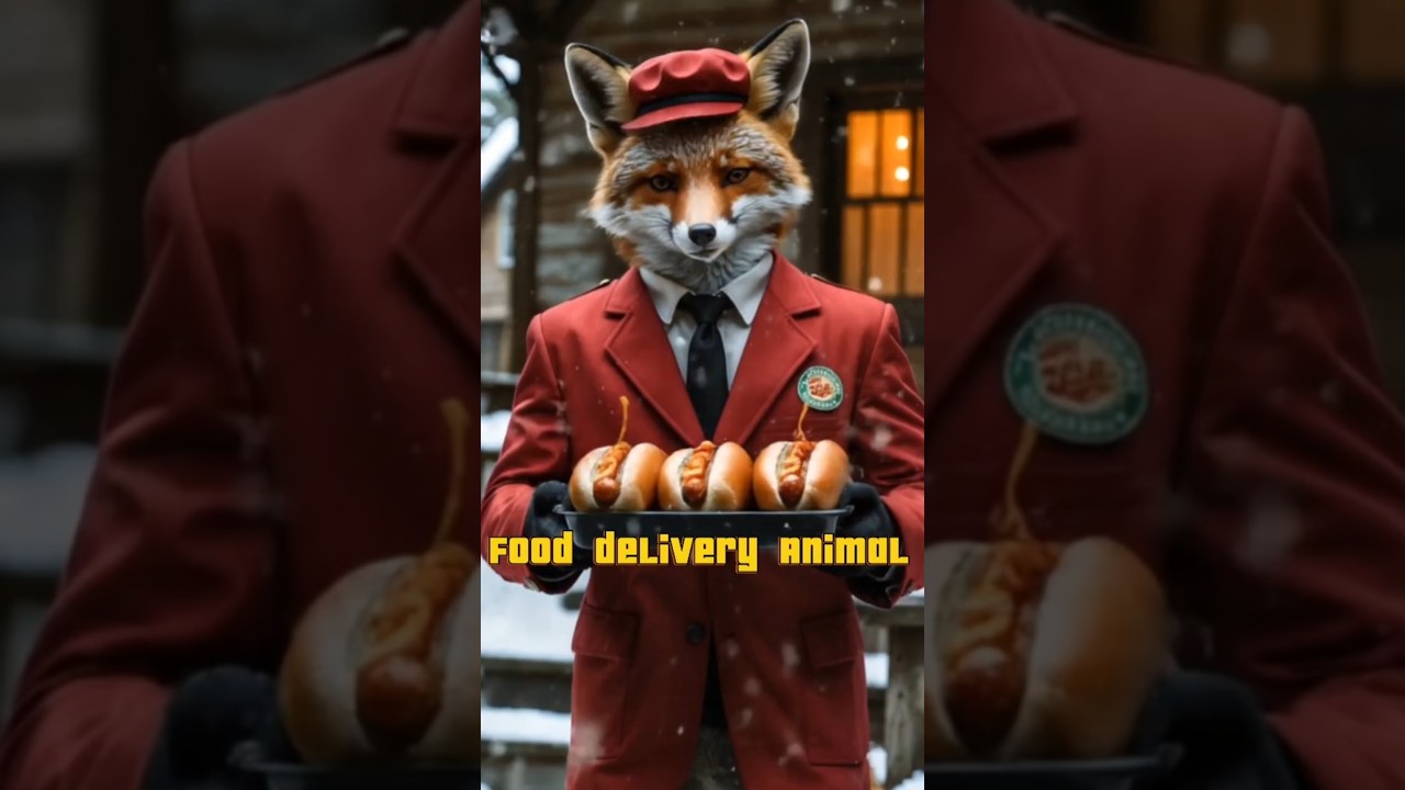 Food delivery Animal Part 4. | Frosty Animations Hub #Shorts #DarkFantasy #BrightFantasy Kickoff ai