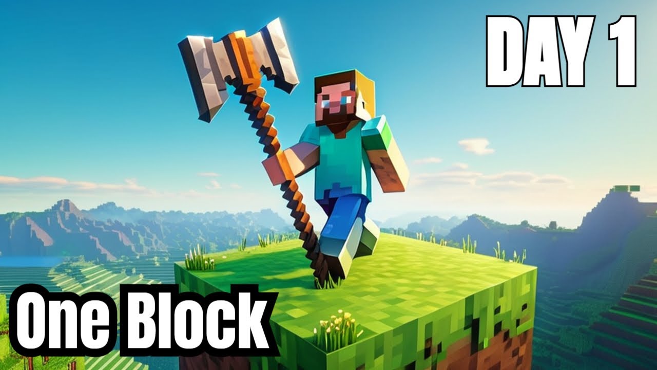 Могу ли я выжить на одном блоке? | Minecraft
