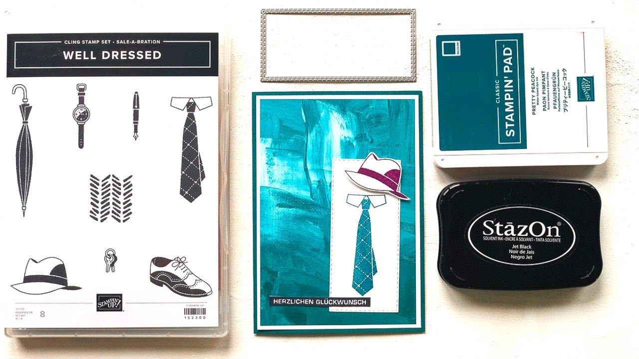 Sale-A-Bration 2020--Well Dressed--Männerkarte zum Geburtstag--DIY