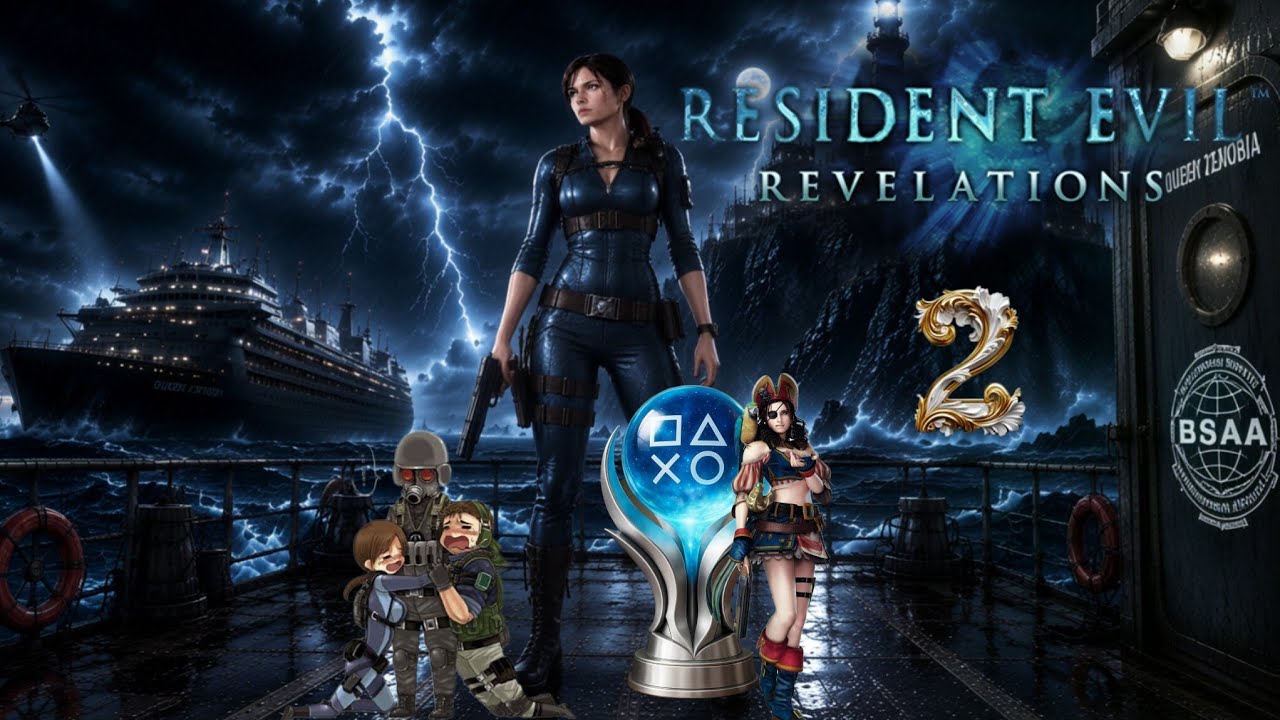 🇵🇪PS5#20 resident evil revelation🏆30/56- veterana de juegos variados platina saga antes de RE9😋