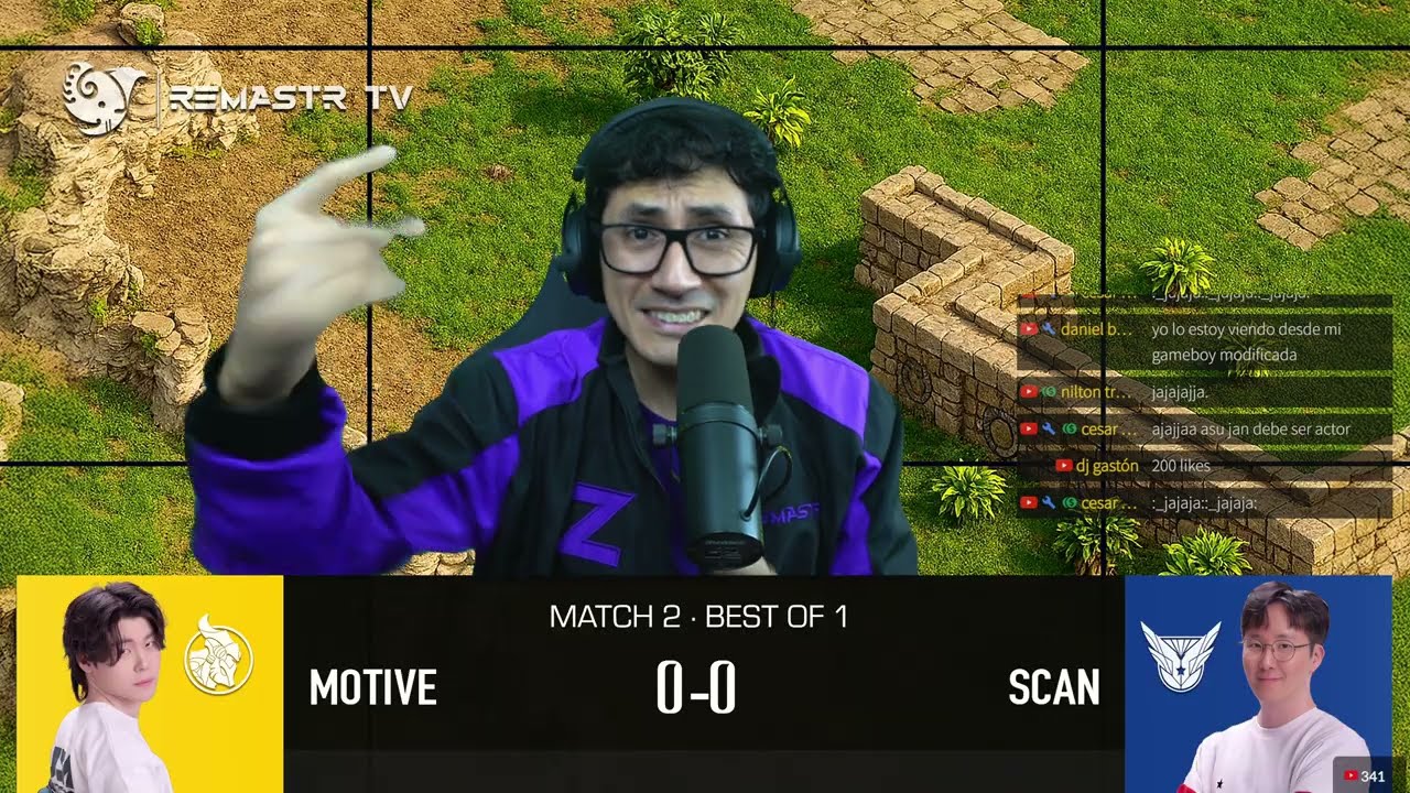 STARCRAFT COREANO GOSU 🇰🇷 SCAN vs MOTIVE 🇰🇷 | M2·BO1