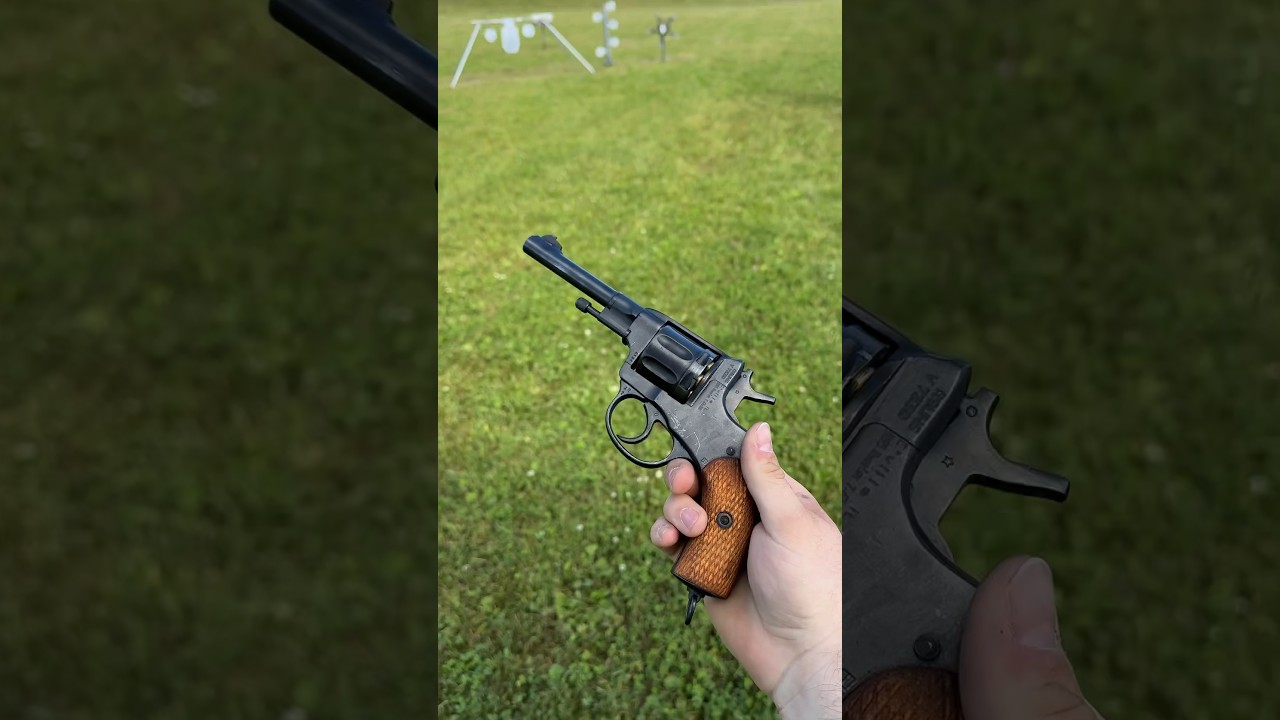 Nagant M1895 Revolver - 7.62x38R #shorts #revolver