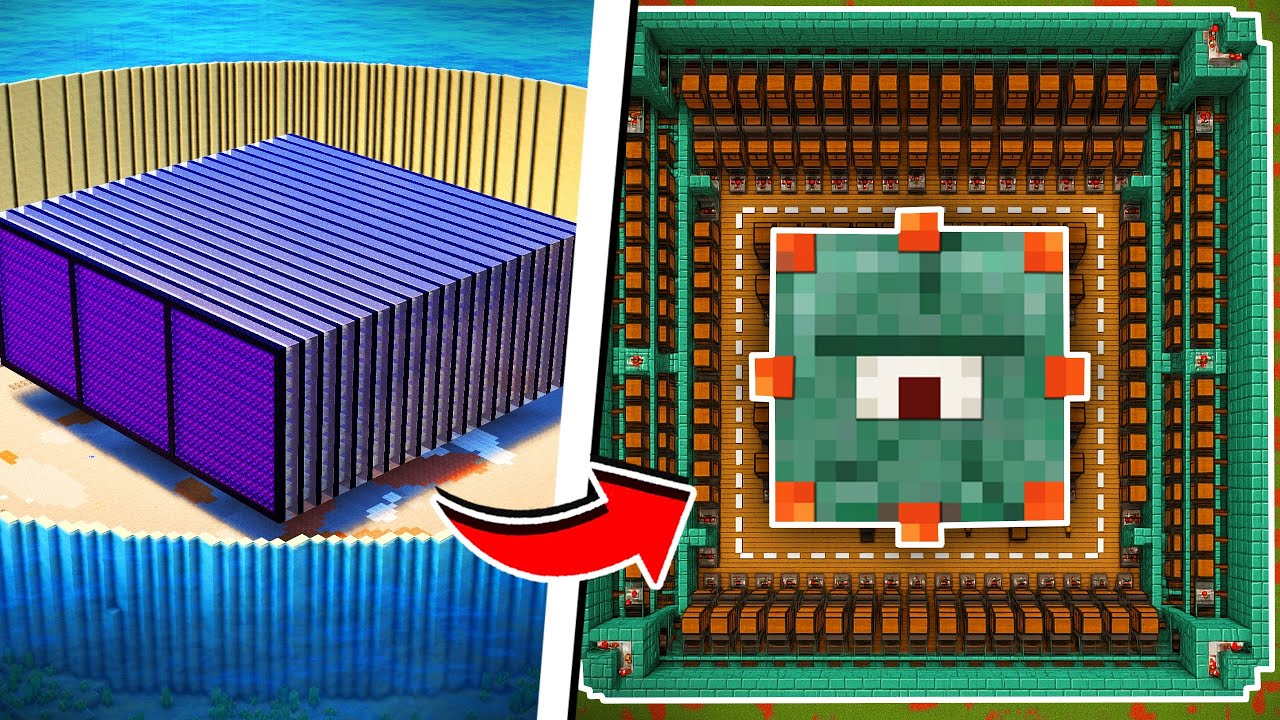 O Melhor Armazém de Guardian 100% Automático do Minecraft