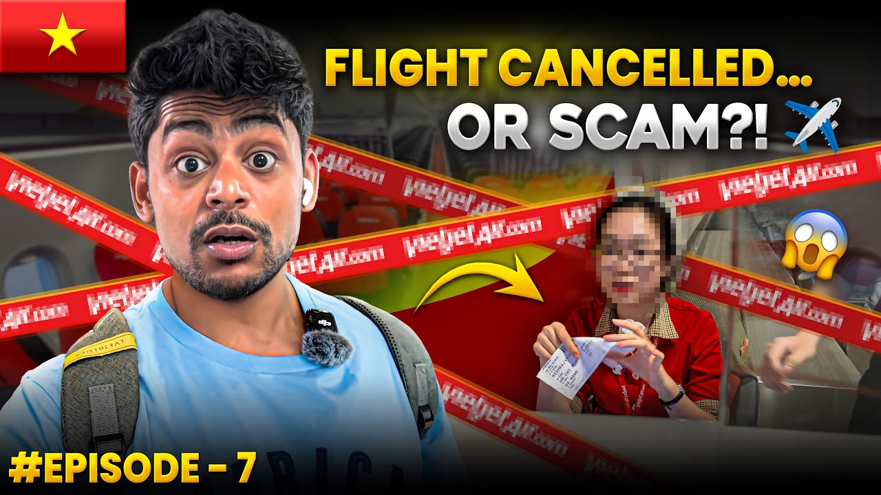 SCAMMED at Ho Chi Minh Airport! They Said My Flight Was Cancelled But...😡✈️