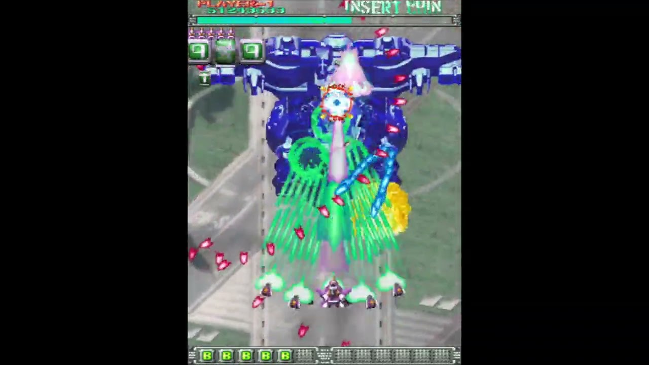 ketsui stage 4 boss nomiss nobomb (panzer)