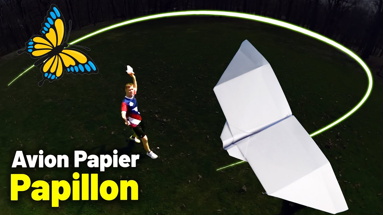 Admirez votre avion en papier s'envoler tel un papillon: origami magique!