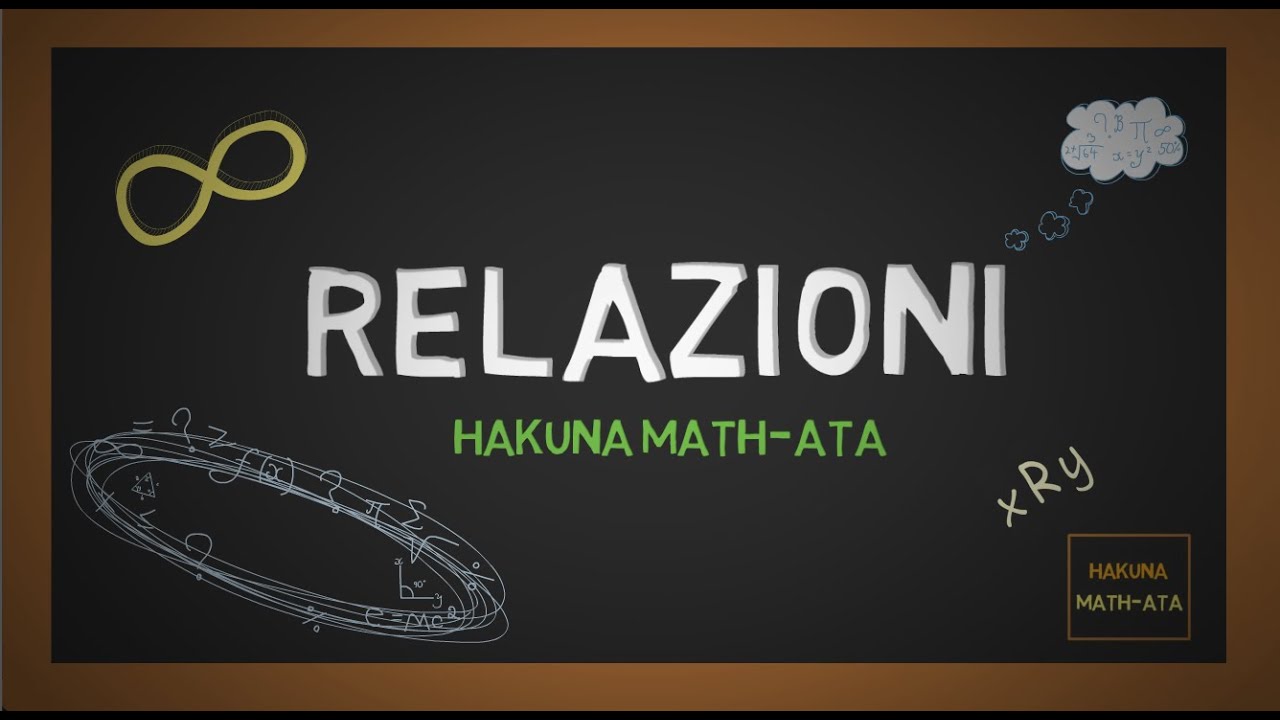 RELAZIONI DI EQUIVALENZA E DI ORDINE | Hakuna MATH-ata