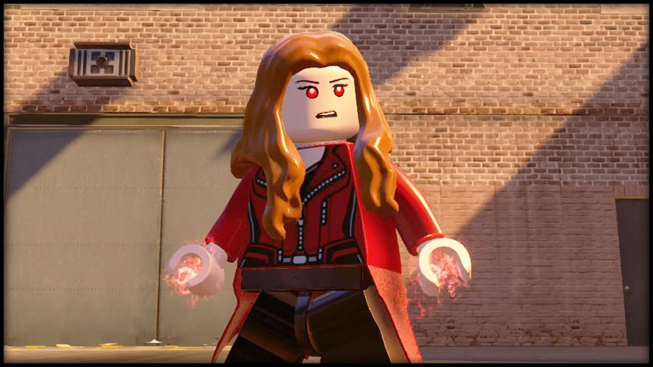 LEGO MARVEL AVENGERS - Scarlet Witch Free Roam Gameplay (Civil War DLC)