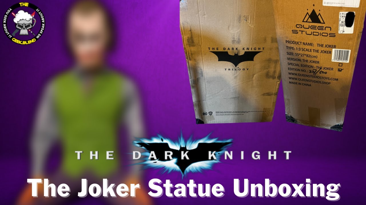 HEATH LEDGER JOKER DARK KNIGHT 1/3 SCALE STATUE UNBOXING & REVIEW | QUEEN STUDIOS