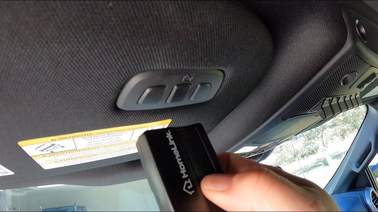 Homelink garage door remote issues and range extender
